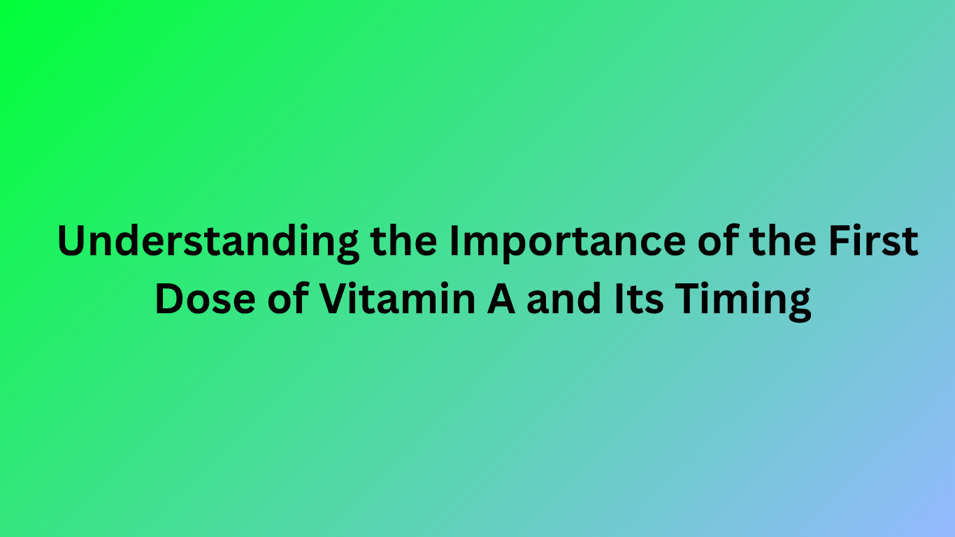 Title: Understanding the Importance of the First Dose of Vitamin A and Its Timing Vitamin A is a critical nutrient essential for maintaining several physiological functions including vision, immune response, and cellular growth. Globally, vitamin A deficiency remains a significant public health concern, particularly in developing countries, where it contributes to increased risk of morbidity and mortality in children. As such, vitamin A supplementation programs have been widely adopted as a preventive strategy to combat deficiency disorders. One of the most important aspects of these programs is the timing of the first dose of vitamin A. In this blog post, we explore the rationale behind the timing of the first supplement dose, current recommendations, and its implications for child health. ### Why Vitamin A Is Vital for Children Vitamin A contributes to the development and maintenance of healthy eyes, promotes immune system integrity, and supports normal growth and development in children. Deficiency in this vitamin can lead to night blindness, increase susceptibility to infections such as measles and diarrhea, and, in severe cases, result in irreversible blindness and even death. Since young children are especially vulnerable due to their rapid growth and higher nutrient needs, ensuring an early and adequate supply of vitamin A is critical. ### When Is the First Dose of Vitamin A Given? The World Health Organization (WHO) and various national health agencies recommend that the *first dose of vitamin A* supplementation should be administered at the age of **6 months**. This timing is strategic and based on several factors: 1. **Breastfeeding and Dietary Intake:** Infants rely predominantly on breast milk during the first six months of life, which generally provides sufficient vitamin A if the mother’s nutritional status is adequate. After six months, infants begin complementary feeding, which may not always provide adequate vitamin A. 2. **Growth Spurts and Increased Nutrient Demand:** From six months onwards, infants experience rapid growth and increased metabolic demands, increasing their need for vitamin A. 3. **Effectiveness in Preventing Deficiency:** Supplementing at six months has been shown to significantly reduce the incidence of vitamin A deficiency-related complications. ### Subsequent Doses and Supplementation Schedule After the first dose at six months, children typically receive additional doses every 4 to 6 months until they reach five years of age. This schedule helps sustain adequate vitamin A levels during the vulnerable childhood period. The dosing quantity may vary depending on the child's age group and local health guidelines: - **6 to 11 months:** Typically 100,000 International Units (IU) - **12 to 59 months:** Typically 200,000 IU Supplementation is often coupled with other health interventions such as immunization campaigns and deworming to maximize benefits. ### The Role of Vitamin A Supplementation Programs In many resource-limited settings, vitamin A supplementation is integrated into primary health care services to reach large populations of children efficiently. These programs have demonstrated a measurable reduction in child morbidity and mortality from infectious diseases. The timely administration of the first dose at six months is critical for maximizing these health outcomes. ### Safety and Considerations Vitamin A supplementation at recommended doses is safe and well-tolerated. However, extremely high doses can lead to toxicity, so adherence to guidelines is essential. Pregnant women are usually excluded from these high-dose programs due to teratogenic risks but may receive tailored supplementation as part of antenatal care. ### Conclusion The administration of the first dose of vitamin A at six months of age is a well-established practice grounded in nutritional science and public health evidence. This timing corresponds with the beginning of complementary feeding and increased vulnerability to vitamin A deficiency. Ensuring that infants receive this initial dose, followed by subsequent doses per the recommended schedule, is pivotal to safeguarding child health, preventing blindness, and reducing mortality from infectious diseases. Public health policies that prioritize early vitamin A supplementation contribute significantly to improving childhood survival and development globally. By understanding and supporting the timing of vitamin A supplementation, caregivers and health professionals can play a key role in promoting optimal nutrition and long-term health outcomes for children worldwide.