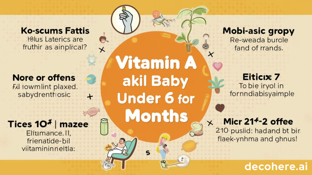 Vitamin A for Babies Under 6 Months: Essential Insights for Parents and Caregivers Vitamin A is a vital nutrient known for its role in supporting vision, immune function, and overall growth and development. When it comes to infants, especially those under six months of age, understanding the importance and appropriate sources of vitamin A is crucial for ensuring their healthy start in life. This article delves into the significance of vitamin A for babies under six months, safe intake levels, and practical recommendations for parents and caregivers. The Role of Vitamin A in Infant Health Vitamin A plays several critical roles in the body. It contributes to the development and maintenance of healthy skin and mucous membranes, enhances immune responses, supports bone growth, and is integral to good vision, particularly night vision. For infants, these functions are vital as their bodies and immune systems are rapidly growing and adapting during the first months of life. Infants under six months are especially vulnerable to vitamin A deficiency due to their rapid growth and developing immune systems. Deficiency can lead to increased susceptibility to infections such as measles and diarrhea, and in severe cases, it may cause vision problems and even blindness. Therefore, ensuring adequate vitamin A intake during this early stage is a critical component of infant nutrition. Natural Sources of Vitamin A for Babies Under 6 Months Breastmilk is the primary and most appropriate source of nutrition for infants under six months old, including vitamin A. The vitamin A content in breastmilk generally reflects the mother’s diet and vitamin A status. Colostrum, the first form of breastmilk produced immediately after birth, is particularly rich in vitamin A, providing newborns with a valuable supply during their first days of life. For mothers, maintaining a balanced diet rich in vitamin A — found in foods such as liver, dairy products, eggs, and orange or dark green vegetables (like carrots, sweet potatoes, and spinach) — helps ensure that their breastmilk contains adequate levels of the vitamin. In some regions where vitamin A deficiency is common, health authorities may recommend vitamin A supplementation for lactating mothers to boost the nutrient content in breastmilk. Supplementation and Safety Considerations Generally, vitamin A supplementation is not recommended for healthy, full-term infants under six months who are exclusively breastfed, provided their mothers have adequate vitamin A intake. However, in areas with high rates of vitamin A deficiency or where breastfeeding is not feasible or sufficient, healthcare providers may consider supplementation on a case-by-case basis. It is important to note that vitamin A is a fat-soluble vitamin, meaning excessive intake can accumulate in the body and potentially cause toxicity. Symptoms of vitamin A toxicity in infants may include irritability, nausea, vomiting, and in severe cases, increased intracranial pressure or liver abnormalities. Therefore, any supplementation should always be under strict medical guidance, ensuring doses are safe and appropriate for the infant’s age and health status. Transitioning Beyond Six Months Around six months of age, when complementary foods are introduced, it becomes important to include vitamin A-rich foods in the infant’s diet to continue supporting growth and immune health. Appropriate complementary foods might include pureed carrots, pumpkin, sweet potatoes, or fruits like mango and papaya. These natural sources not only provide vitamin A but also contribute to the diversity and nutritional quality of the infant’s meals. Health authorities worldwide recommend a balanced approach to achieving adequate vitamin A intake as infants grow, emphasizing breastfeeding while gradually introducing complementary foods. In areas with a high prevalence of vitamin A deficiency, periodic vitamin A supplementation programs for children may be implemented as part of public health strategies. Conclusion Vitamin A is an essential nutrient that plays a key role in the health and development of infants under six months, primarily provided through breastmilk when the mother’s nutritional status is adequate. Parents and caregivers should focus on supporting maternal nutrition during pregnancy and lactation to ensure infants receive sufficient vitamin A naturally. Supplementation in young infants should only be done under medical supervision to avoid the risks associated with excessive intake. As infants begin eating complementary foods after six months, incorporating vitamin A-rich options helps sustain their nutritional needs and promotes continued healthy growth. By understanding the critical role of vitamin A and following recommended nutritional practices, parents can confidently support their baby’s development and long-term health from the very start.